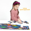CzuCzu Puzzle dinozaury 60 elementów dla dzieci 4+ układanka z dinozaurami