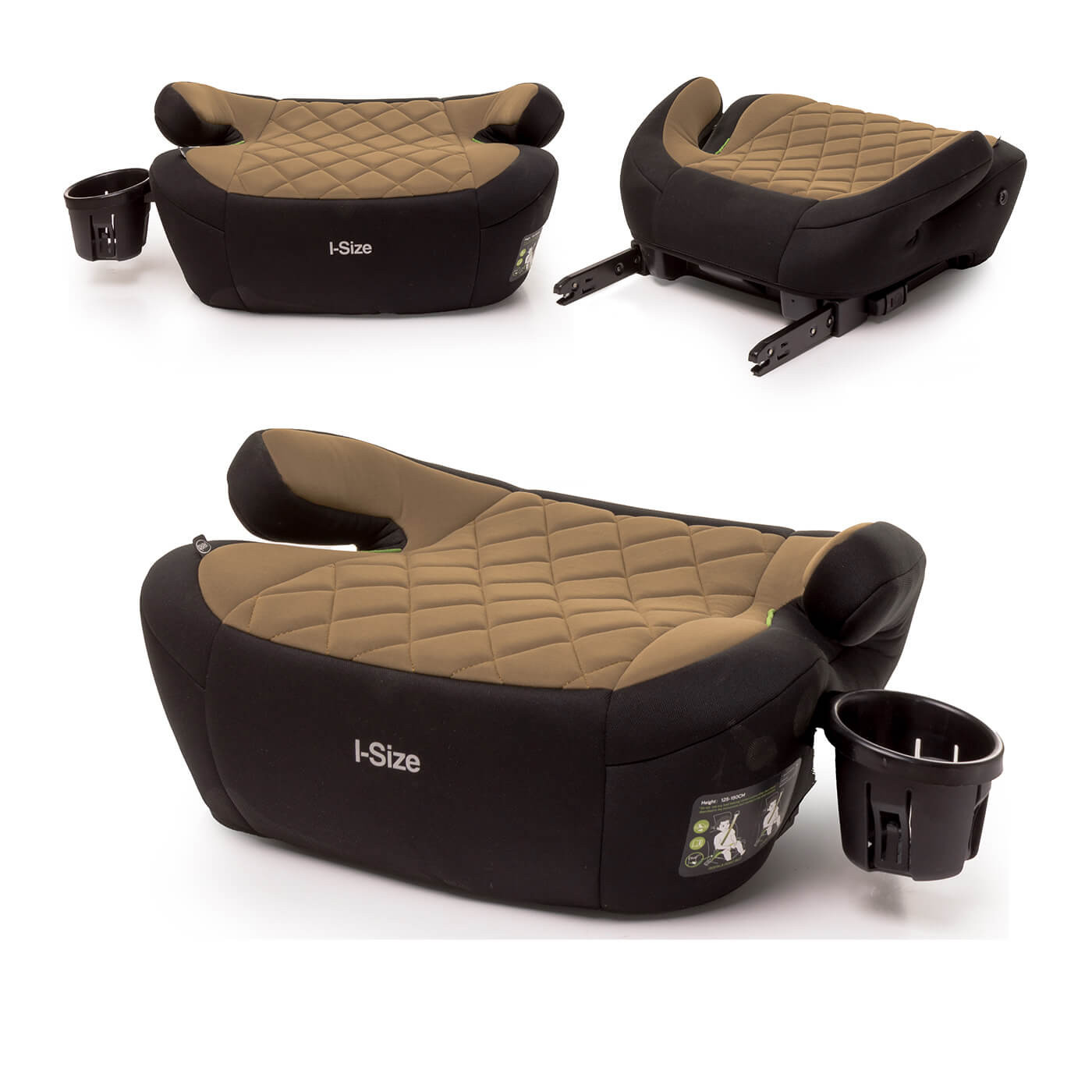 Podkładka samochodowa I-Size Hi-Fix Mokka Cup Isofix 125-150cm 4Baby Podstawka