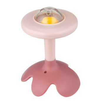 Grzechotka sensoryczna  z gryzakiem dla niemowląt 3m+ Canpol babies | Różowa