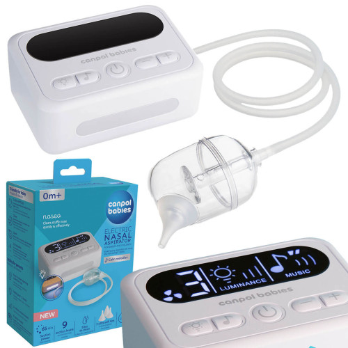Elektryczny aspirator do nosa dla niemowląt Noseo 65 kPa Mocny Canpol Babies