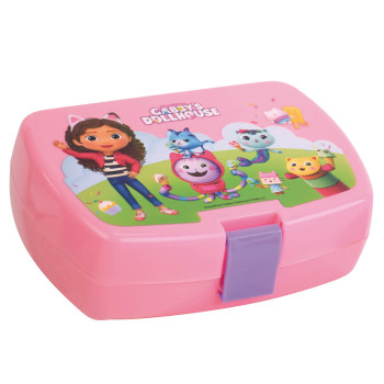 Śniadówka Lunch box dla dziecka pojemnik na jedzenie Koci Domek Gabi