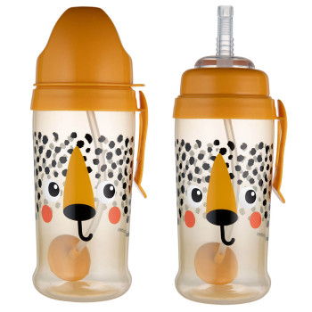 Bidon niekapek z rurką i odważnikiem 350ml Canpol babies | Gepard