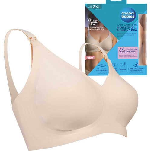 Biustonosz do karmienia i odciągania pokarmu dla mamy Canpol MumFIT 2XL