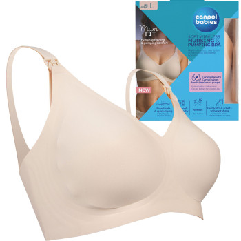 Biustonosz do karmienia i odciągania pokarmu dla mamy Canpol MumFIT rozmiar L