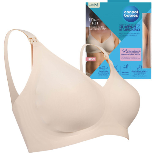 Biustonosz do karmienia i odciągania pokarmu dla mamy Canpol MumFIT rozmiar M