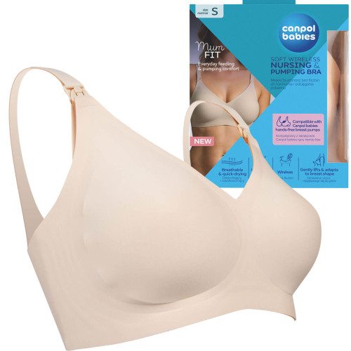 Biustonosz do karmienia i odciągania pokarmu dla mamy Canpol MumFIT rozmiar S
