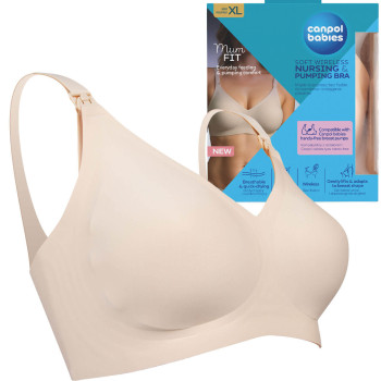 Biustonosz do karmienia i odciągania pokarmu dla mamy Canpol MumFIT rozmiar XL