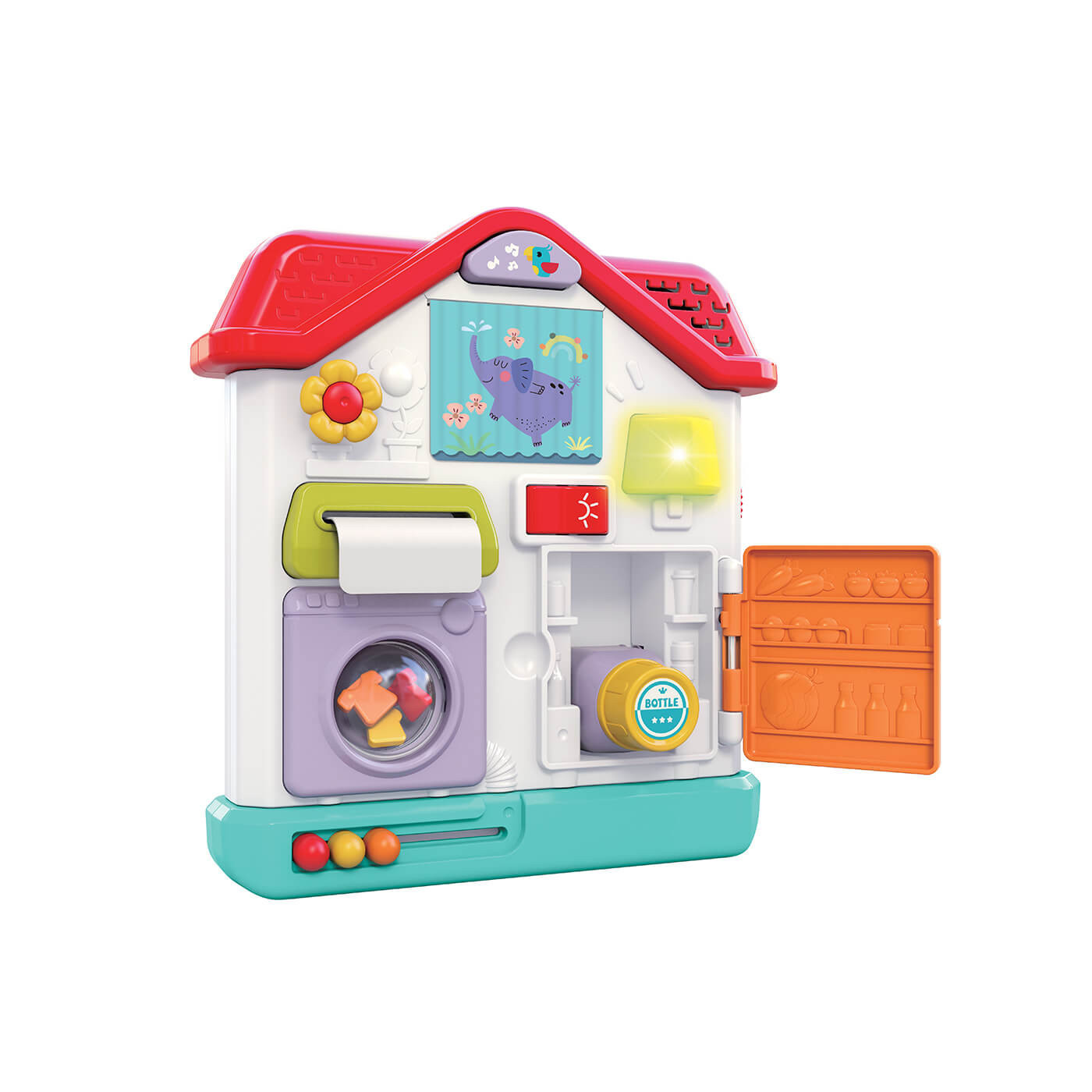 Zręcznościowy domek sensoryczny 10m+ zabawka edukacyjna Dumel Discovery