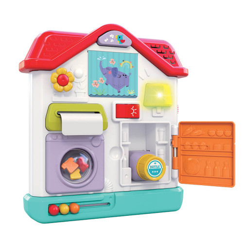 Zręcznościowy domek sensoryczny 10m+ zabawka edukacyjna Dumel Discovery