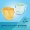 Sprytny kubek dla dziecka otwarty z uchwytami 180 ml Canpol babies |turkusowy