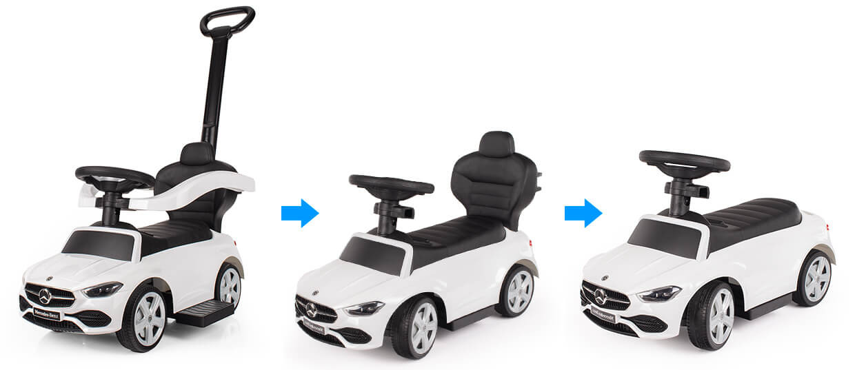 Jeździk 4w1 pchacz mercedes