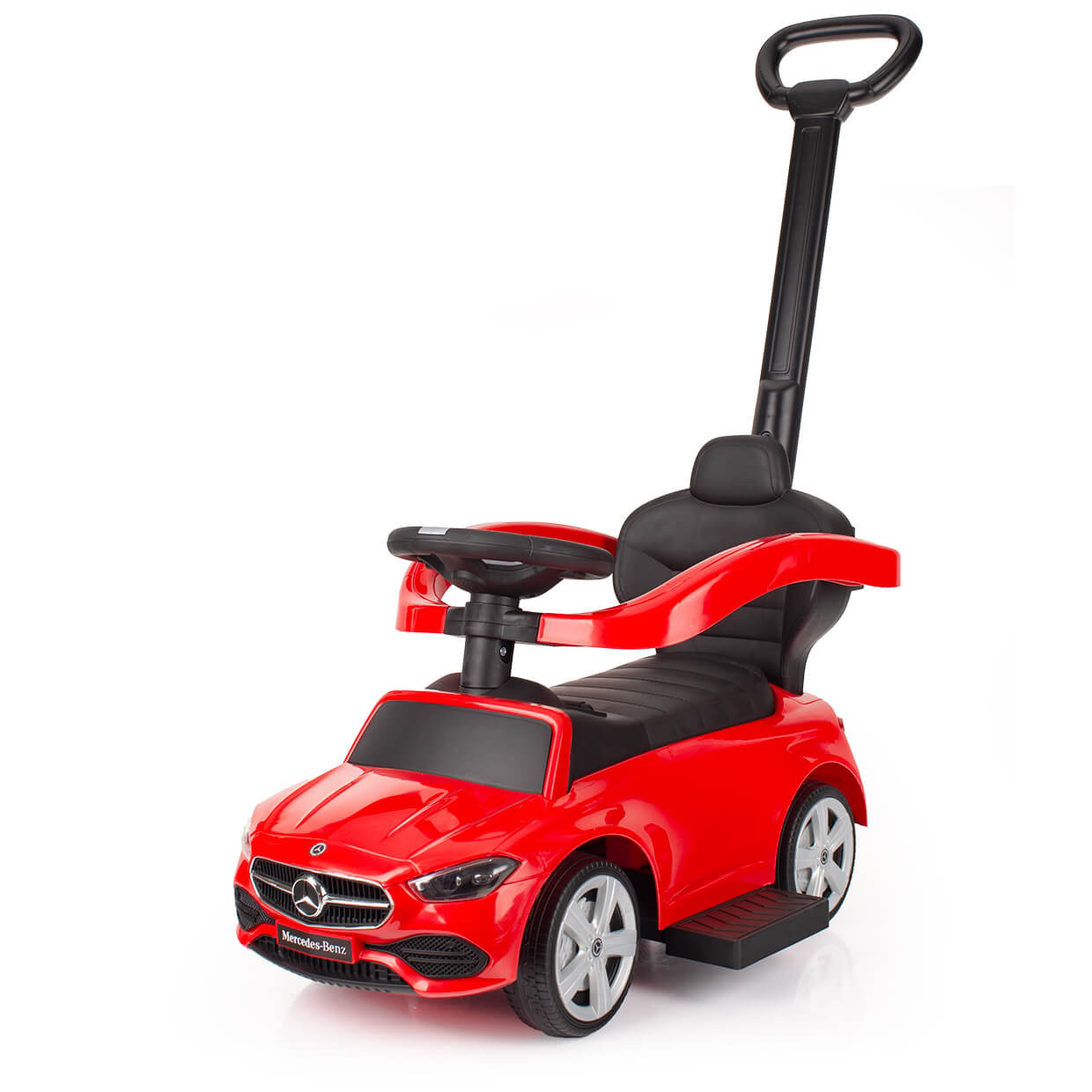 Jeździk dziecięcy mercedes z pchaczem