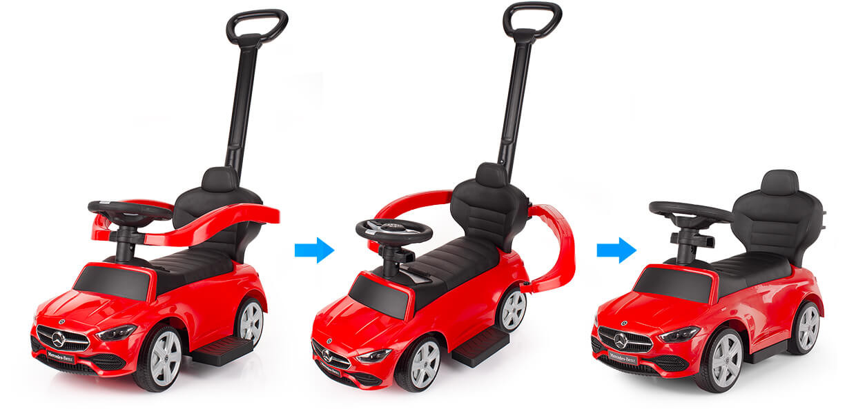 Jeździk 4w1 pchacz mercedes