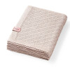 Kocyk bambusowy bawełna 100% dla dzieci 100x75 cm otulacz BabyOno | Beż