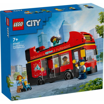 Klocki Lego City 60407 Autokar piętrowy czerwony