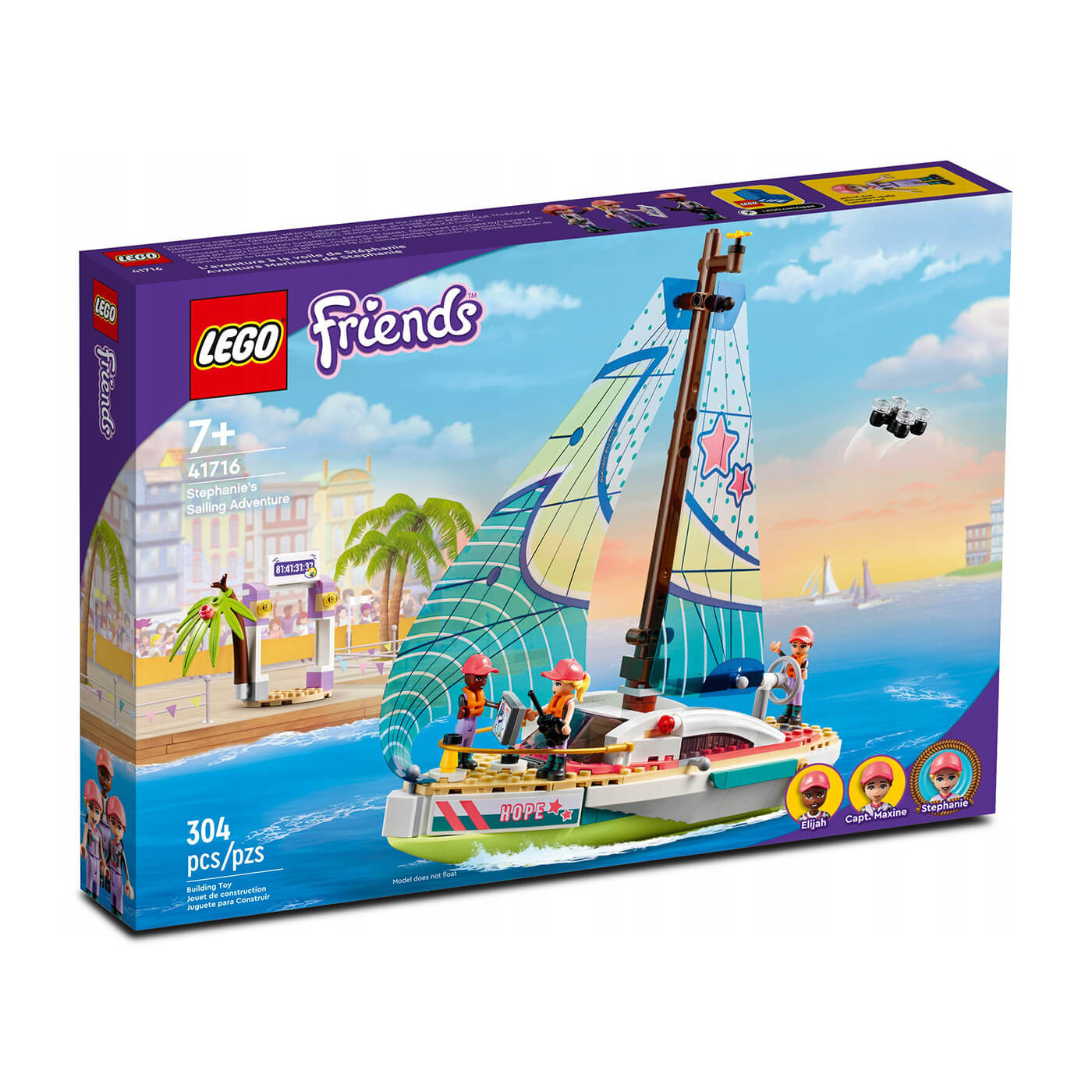 Klocki Lego Friends Stephanie i przygoda pod żaglami 41716 +7 lat