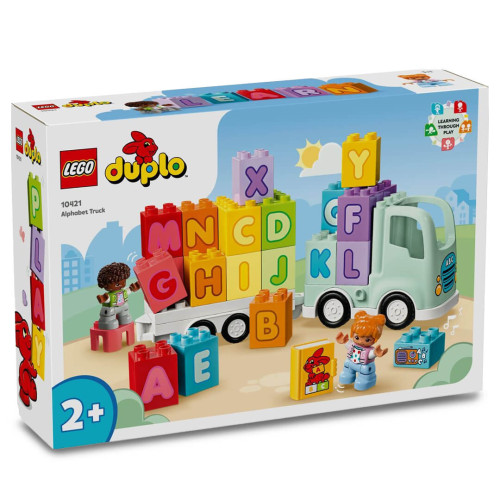 Klocki LEGO DUPLO Ciężarówka z alfabetem 10421 klocki dla dzieci 2+