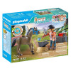 Playmobil Ranczo kowal Ben i koń Achilles 71357 15 el. dla dzieci 5+