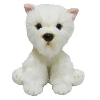 Pluszowy Piesek Terrier – miękka maskotka 30 cm 3+, idealna do przytulania