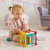 Kostka sensoryczna, Motoryczne Niespodzianki edukacyjna zabawka Dumel Discovery 6m+
