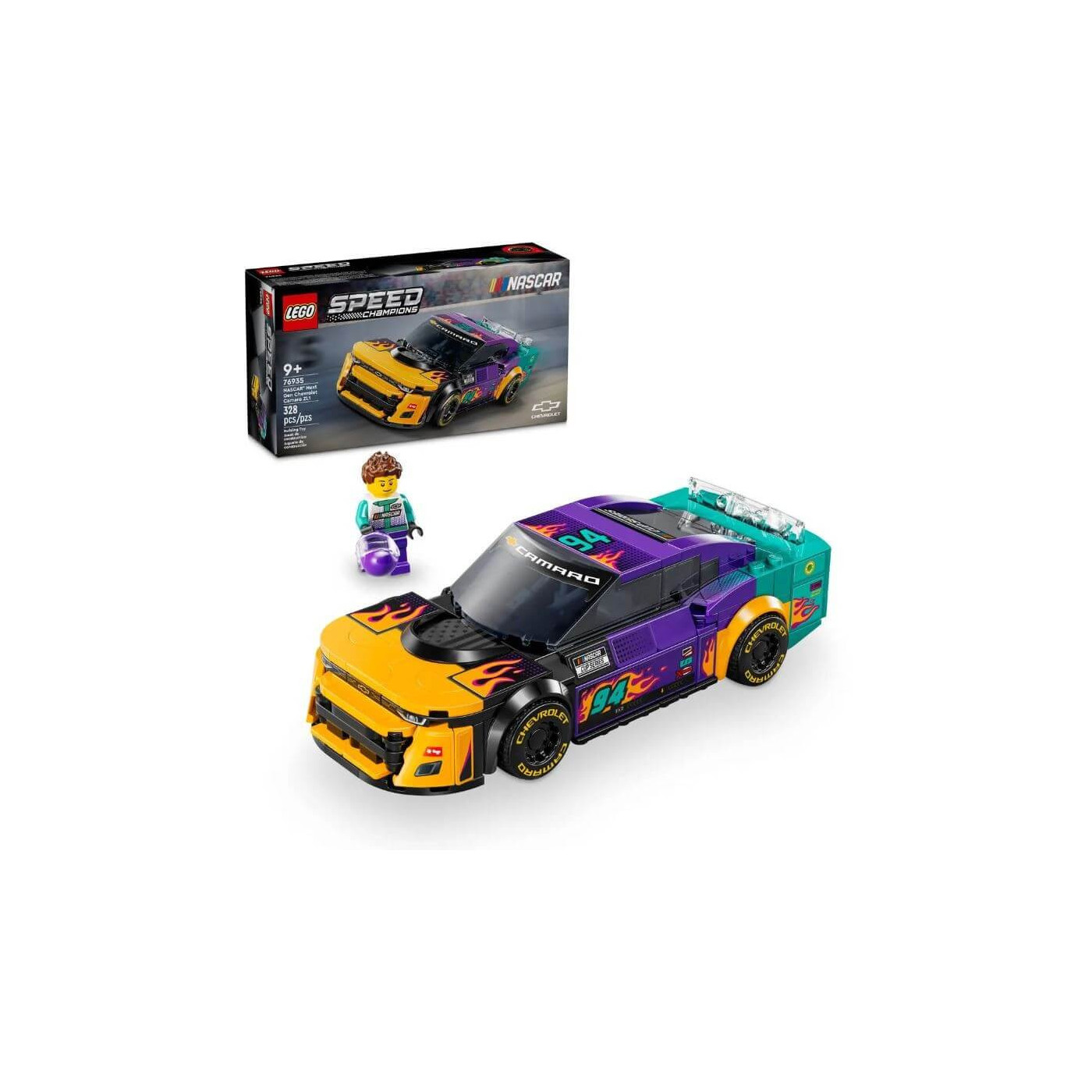Klocki Lego Speed Champions 76935 NASCAR Next Gen Chevrolet Camaro ZL1 9+