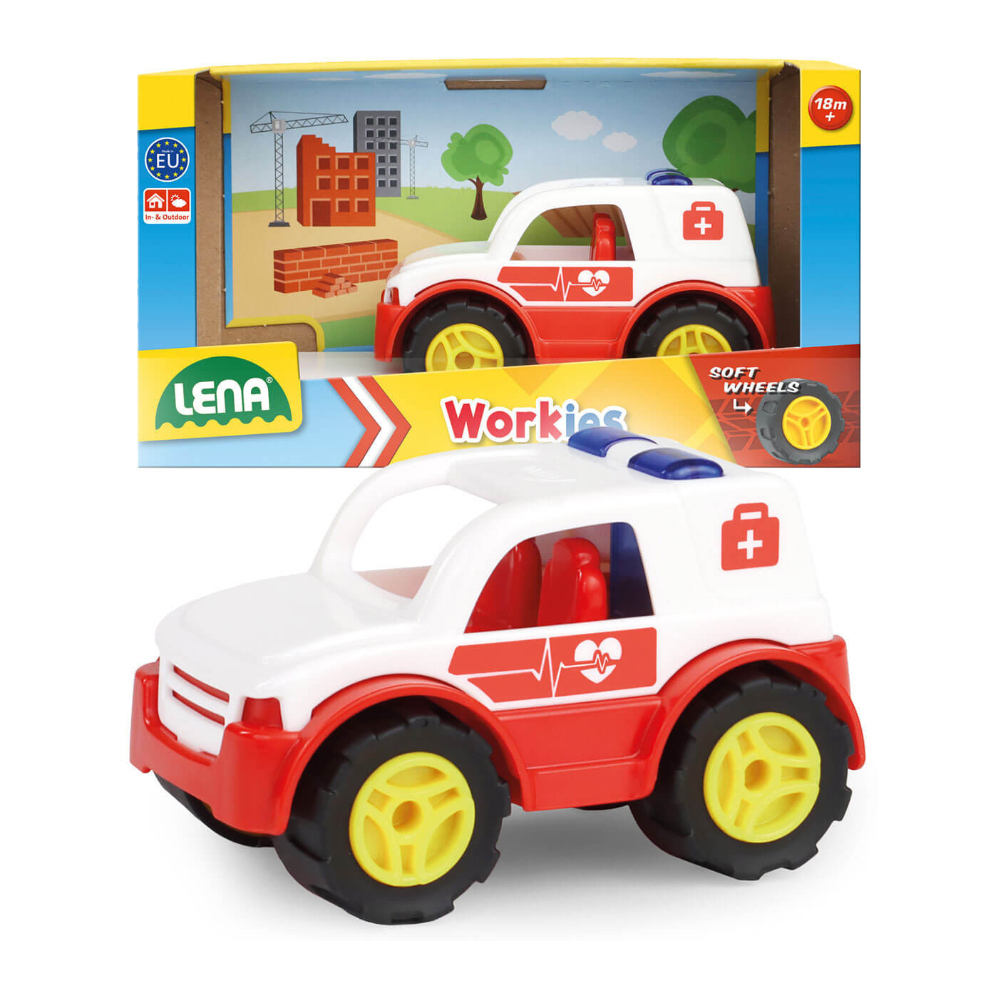 Lena Workies Ambulans karetka dla dziecka 01267
