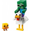Klocki Lego Minecraft Kurzy jeździec 21582 klocki dla dzieci 9+