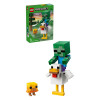 Klocki Lego Minecraft Kurzy jeździec 21582 klocki dla dzieci 9+