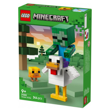 Klocki Lego Minecraft Kurzy jeździec 21582 klocki dla dzieci 9+