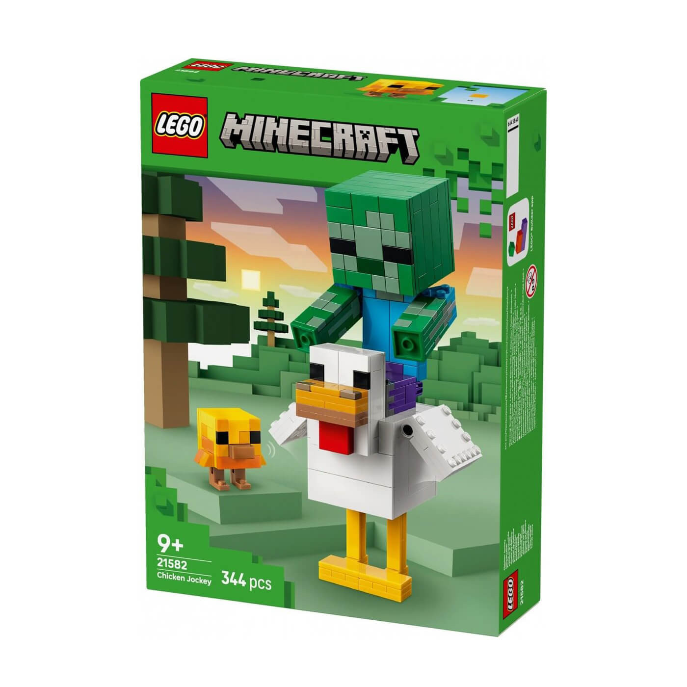 Klocki Lego Minecraft Kurzy jeździec 21582 klocki dla dzieci 9+