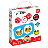 CzuCzu Puzzle kontrastowe Do pary 12m+ pierwsze puzzle 18 elementów