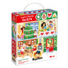 CzuCzu Czas na Święta Puzzle 44 el. + Obrazki Kolorowanki 4+ Zestaw