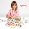 CzuCzu Czas na Święta Puzzle 44 el. + Obrazki Kolorowanki 4+ Zestaw