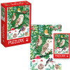 Czuczu Puzzle Zimowy Czas Puzzlove 150 elementów Ptaki Zimowy Las