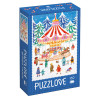Czuczu Puzzle Zimowy Czas Puzzlove 150 elementów świąteczne puzzle dla dzieci i dorosłych
