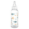 Canpol babies LOVE&SEA – butelka wąska 250 ml ze smoczkiem silikonowym