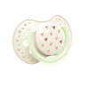 LOVI Teddy Love – smoczki uspokajające dynamiczne, świecące w ciemności, 6–18 miesięcy, 2 szt. -
