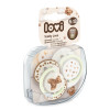 LOVI Teddy Love – smoczki uspokajające dynamiczne, świecące w ciemności, 6–18 miesięcy, 2 szt. -
