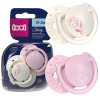 LOVI Petite Rose – smoczki dynamiczne mini silikonowe 0–2m, 2 szt.