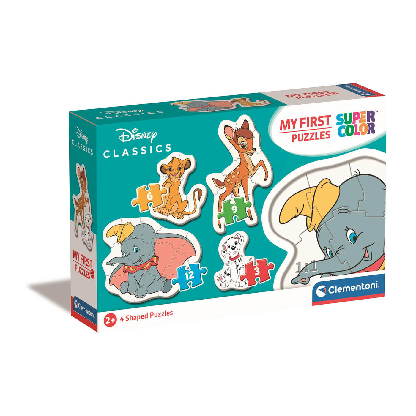Clementoni Moje pierwsze puzzle Animal Friends 4w1 – 30 elementów