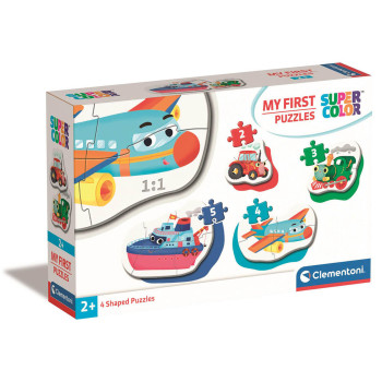 Clementoni Moje pierwsze puzzle Means of Transport – Pojazdy 4w1 – 14 el.