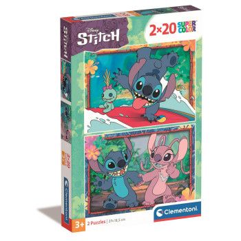 Clementoni Puzzle Stitch – 2×20 el. dla dzieci 3+
