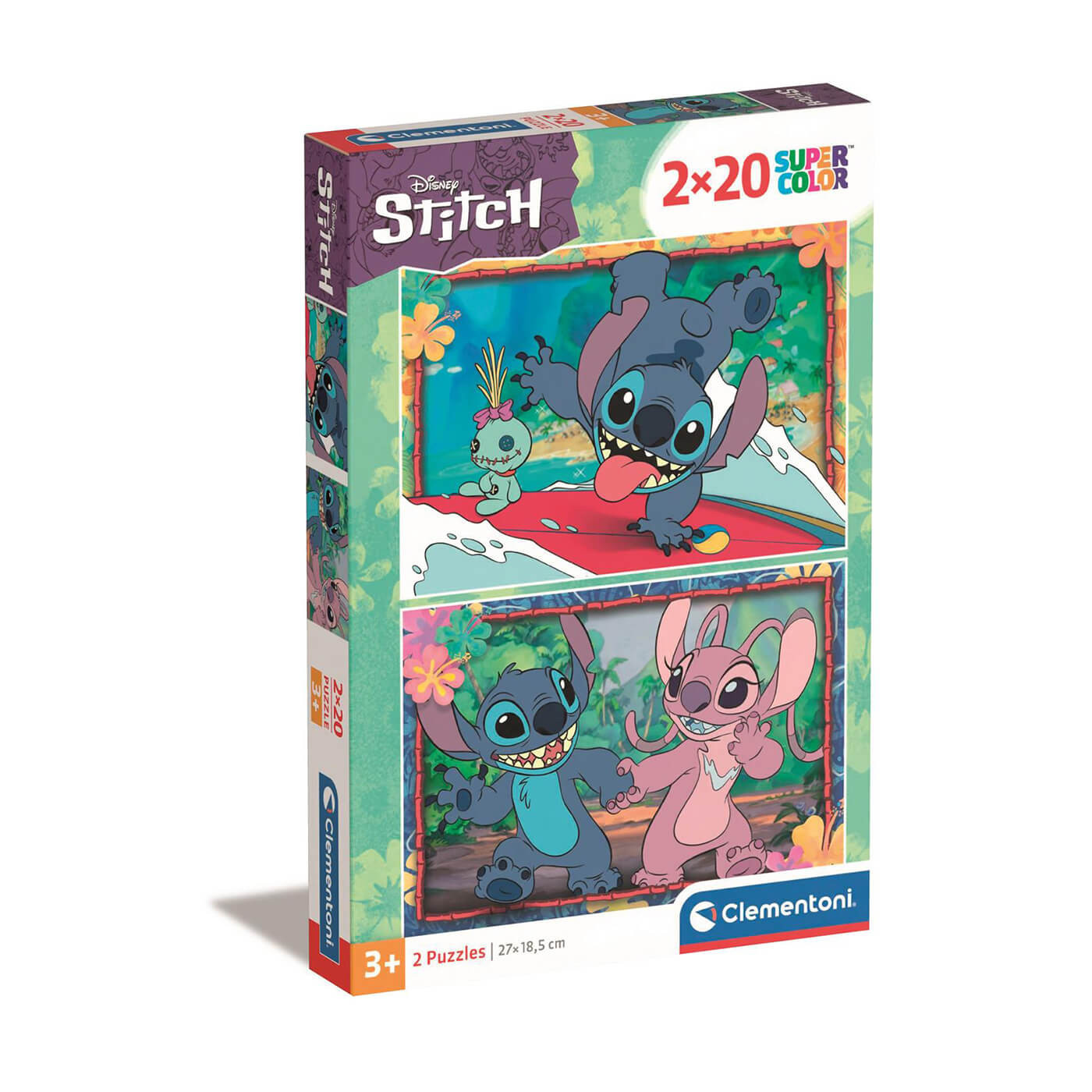 Clementoni Puzzle Stitch – 2×20 el. dla dzieci 3+