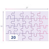 Clementoni Puzzle Stitch – 2×20 el. dla dzieci 3+