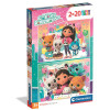 Clementoni Puzzle Koci Domek Gabi – Film – 2×20 el. dla dzieci 3+