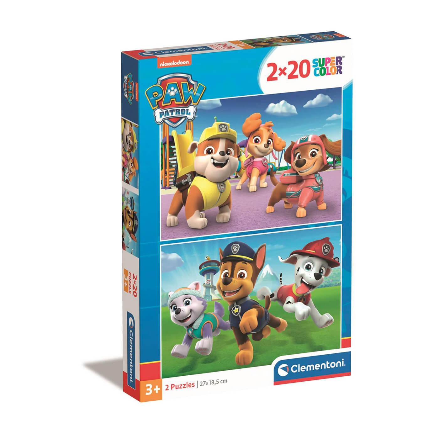 Clementoni Puzzle Psi Patrol – 2×20 el. dla dzieci 3+