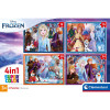Clementoni Puzzle Kraina Lodu – 4w1 – 72 el. dla dzieci 3+