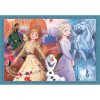 Clementoni Puzzle Kraina Lodu – 4w1 – 72 el. dla dzieci 3+