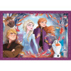 Clementoni Puzzle Kraina Lodu – 4w1 – 72 el. dla dzieci 3+