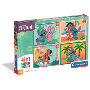 Clementoni Puzzle Stitch – 4w1 – 72 el. dla dzieci 3+